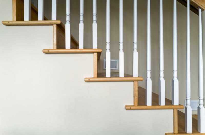 Wood Stair Railing Repair in Kansas City, KS