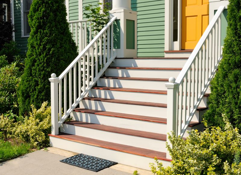 Wood Stair Railing Repair in Alpharetta, GA